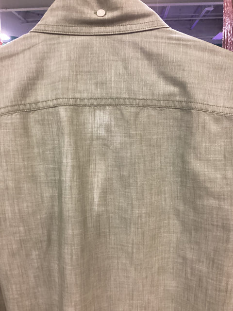 Heather Green Lands’ End Shirt SZ Small (14-14 1/2)