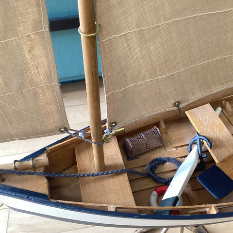 Hand-built Sailboat Replica