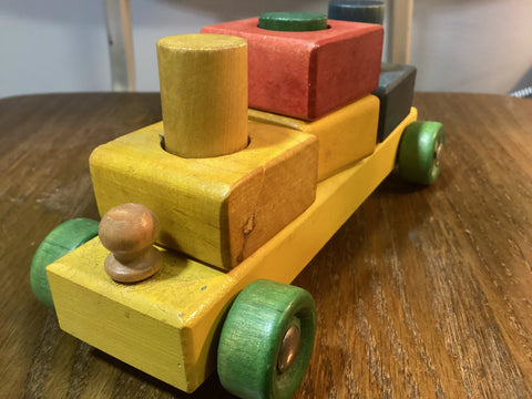 Vintage Holgate 1212 Wooden Toy Train Set (3)