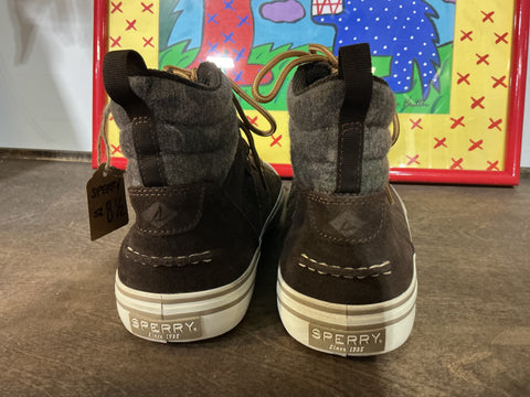 Sperry Suede Striper Storm Hiker Sneakers SZ 8 1/2