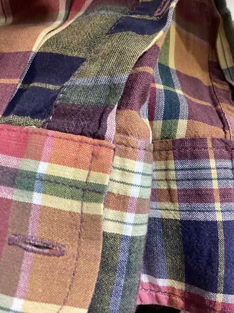 Gap Madras Shirt SZ Medium