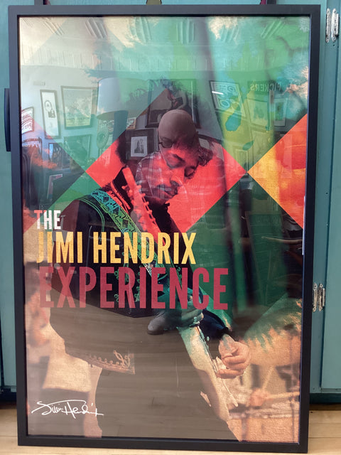 Framed Hendrix Poster