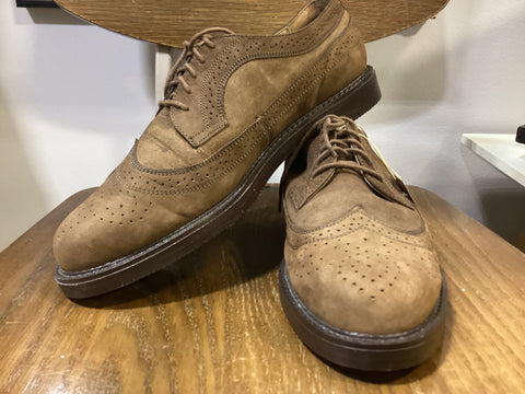 Trackers Suede Wingtips SZ 10 1/2 D