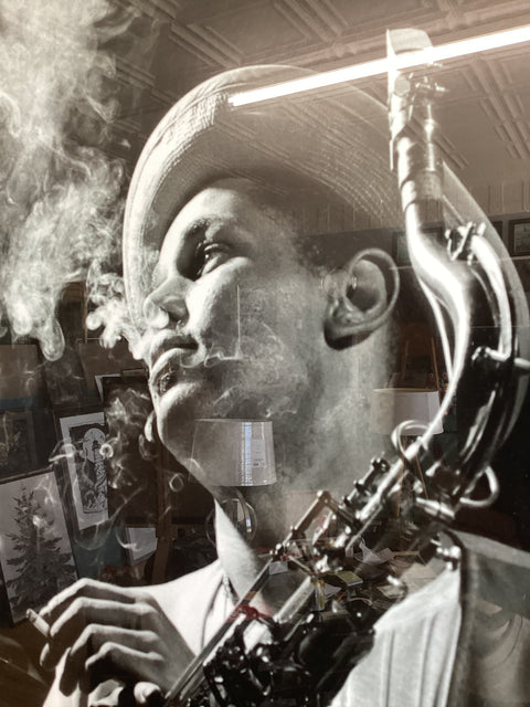 Framed Print of Dexter Gordon; 24” x 30”