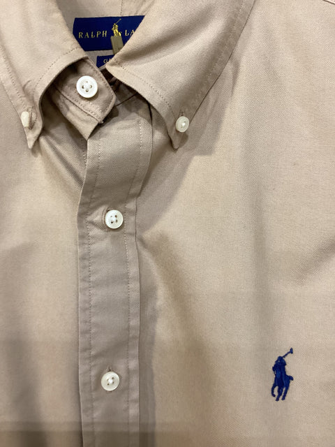 Ralph Lauren Cotton Khaki Shirt SZ Latge (regular fit)
