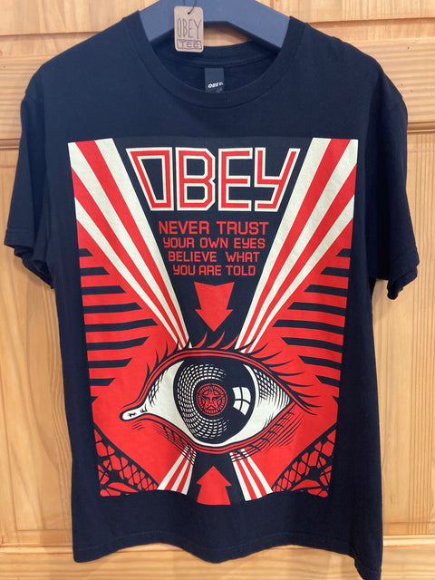 OBEY Cotton Tee SZ Medium