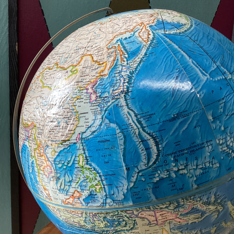 Vintage Rand McNally Globe