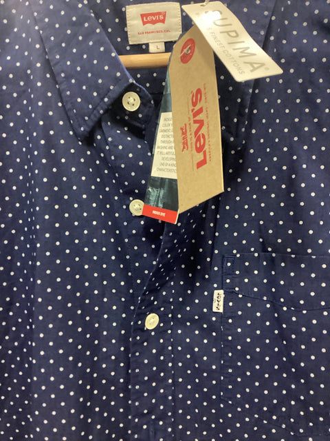 NOS Levi’s Polka Dot Shirt SZ Large