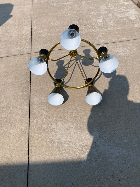 MCM Style Hanging Chandelier