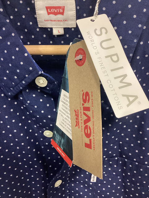 NOS Levi’s Polka Dot Shirt SZ Large
