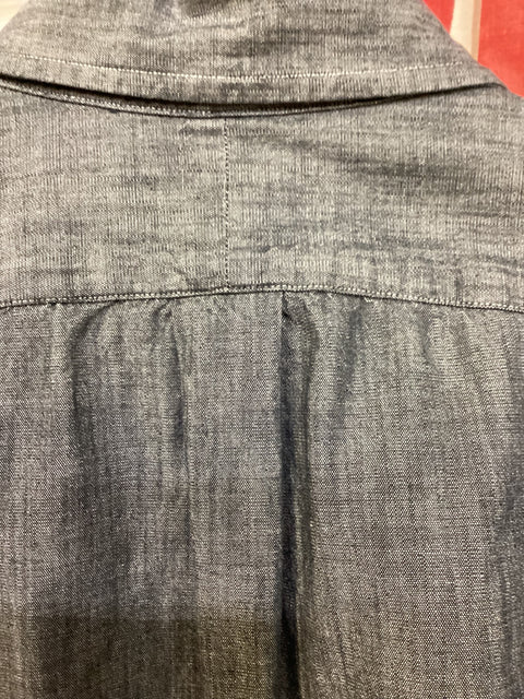 Ralph Lauren Grey Chambray Shirt SZ Large (slim fit)