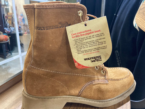 Vintage Wolverine Pig-suede Boots SZ 9E