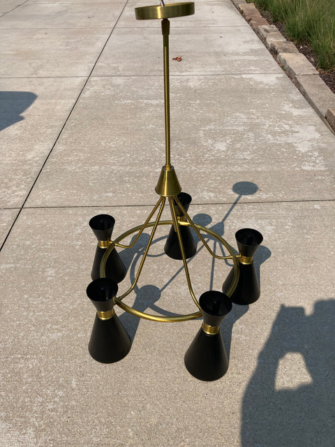 MCM Style Hanging Chandelier