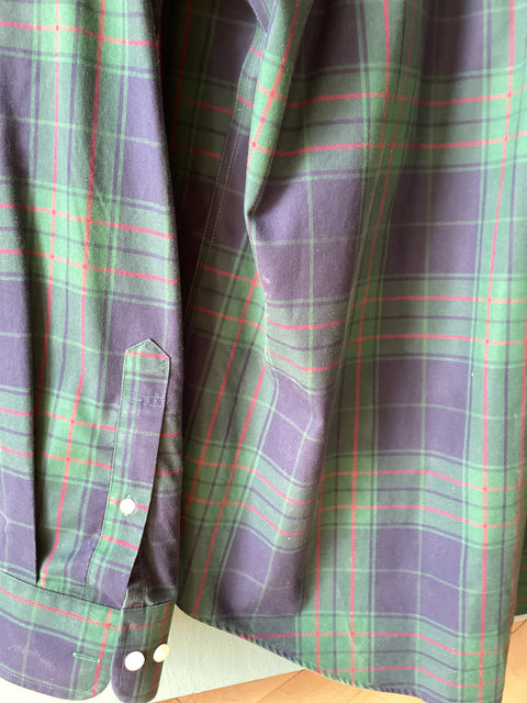 Land’s End Plaid Shirt SZ MED (regular fit)