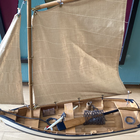 Hand-built Sailboat Replica