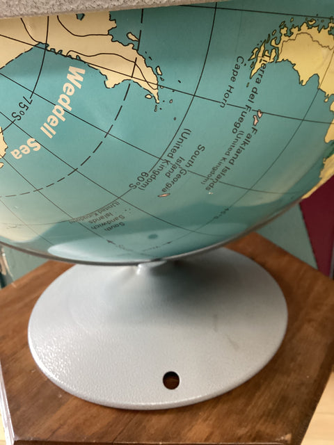 Vintage Nystrom Teaching Globe (Wall Mountable)