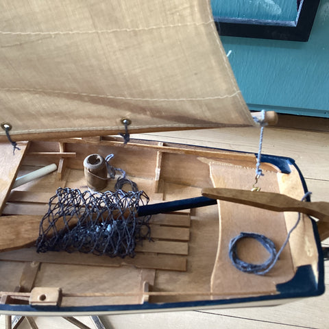 Hand-built Sailboat Replica