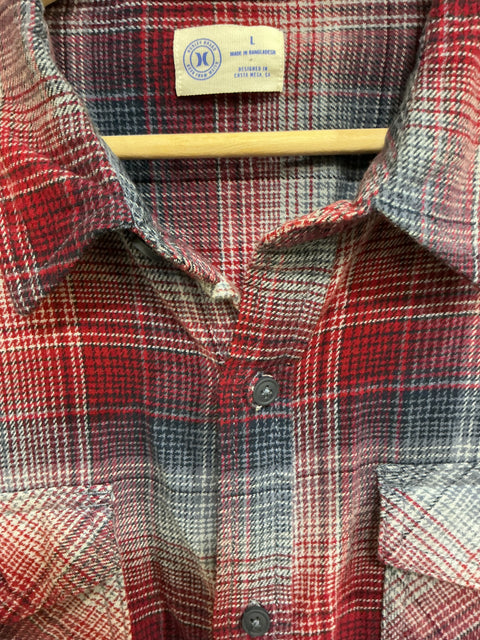 Hurley Flannel Shirt SZ Large