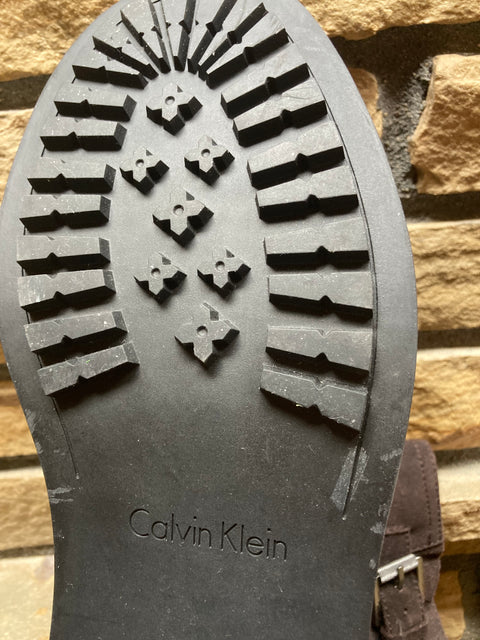 Suede Moto Style Boots SZ 13