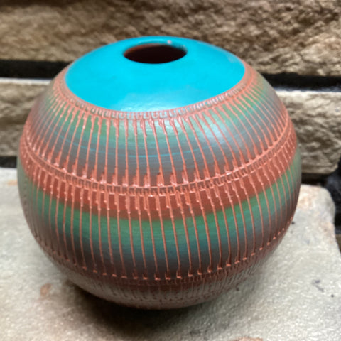 Vintage Signed Navajo Pot