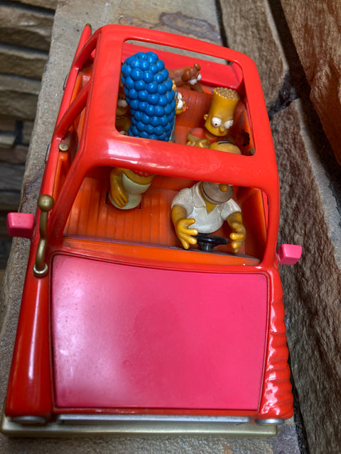 Vintage Simpsons Talking Family Car