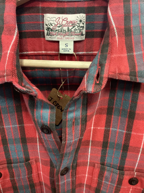 J Crew Cotton Flannel SZ Small