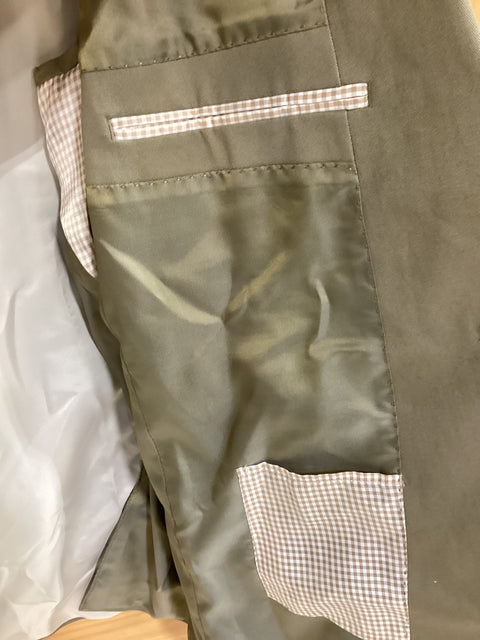Alan Flusser Cotton Blazer SZ 44 long