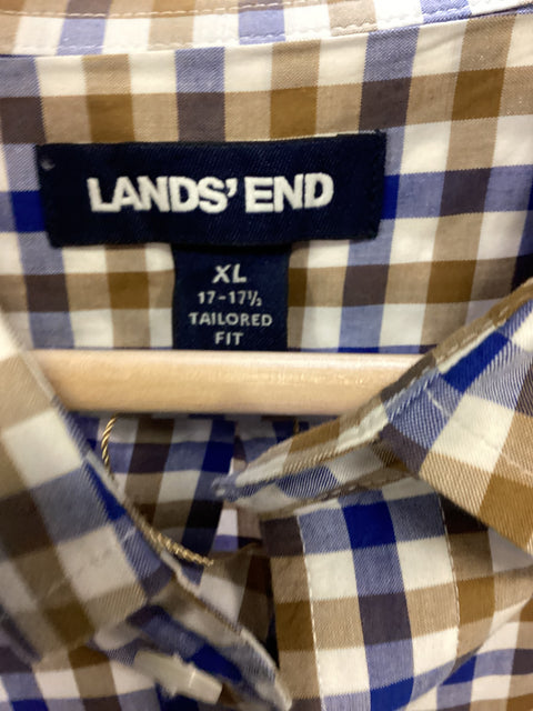 Land’s End Check Shirt SZ XL REG.