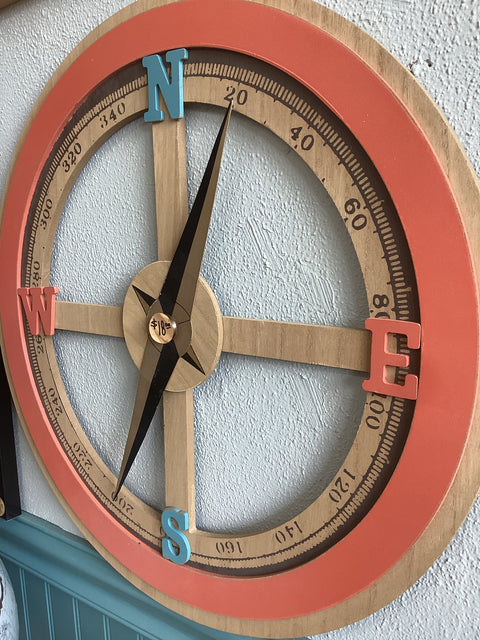 Colorful Compass Wall Art