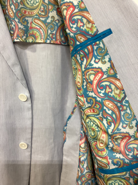 Alan Flusser Cotton Jacket SZ Large
