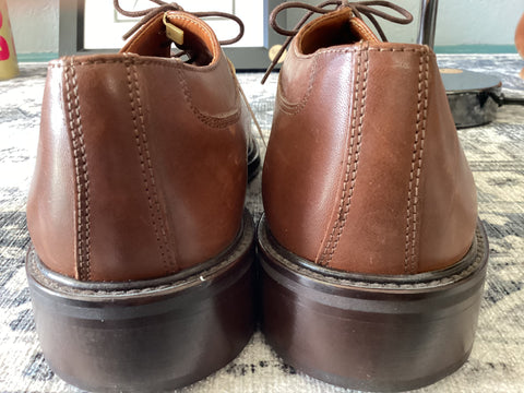 Split-toe All Leather Brogues. SZ 10D