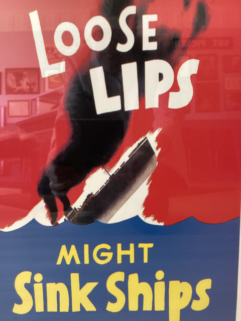 “Loose Lips” WWll poster