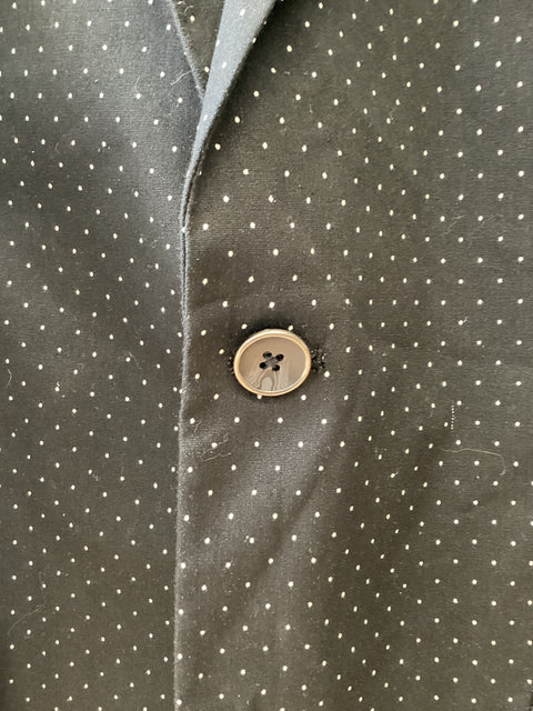 Alan Flusser SZ Large pindot Cotton Blazer