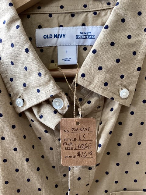 Men’s Polka Dot SZ Large (slim fit)