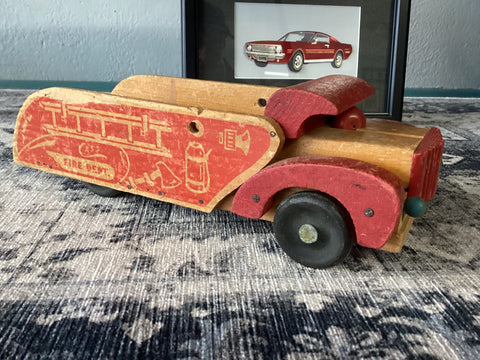 Vintage Wooden Toy Truck