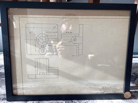 Vintage Mechanical Drawing.