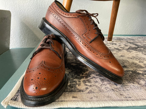 Sears Vintage Long Wing Brogues (8 1/2D)